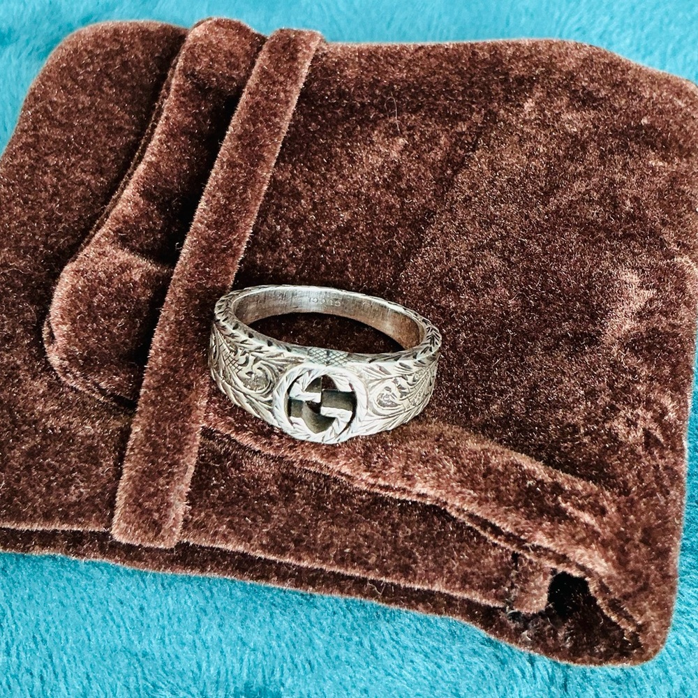 Authentic GUCCI SILVER ring 🔥🔥🔥